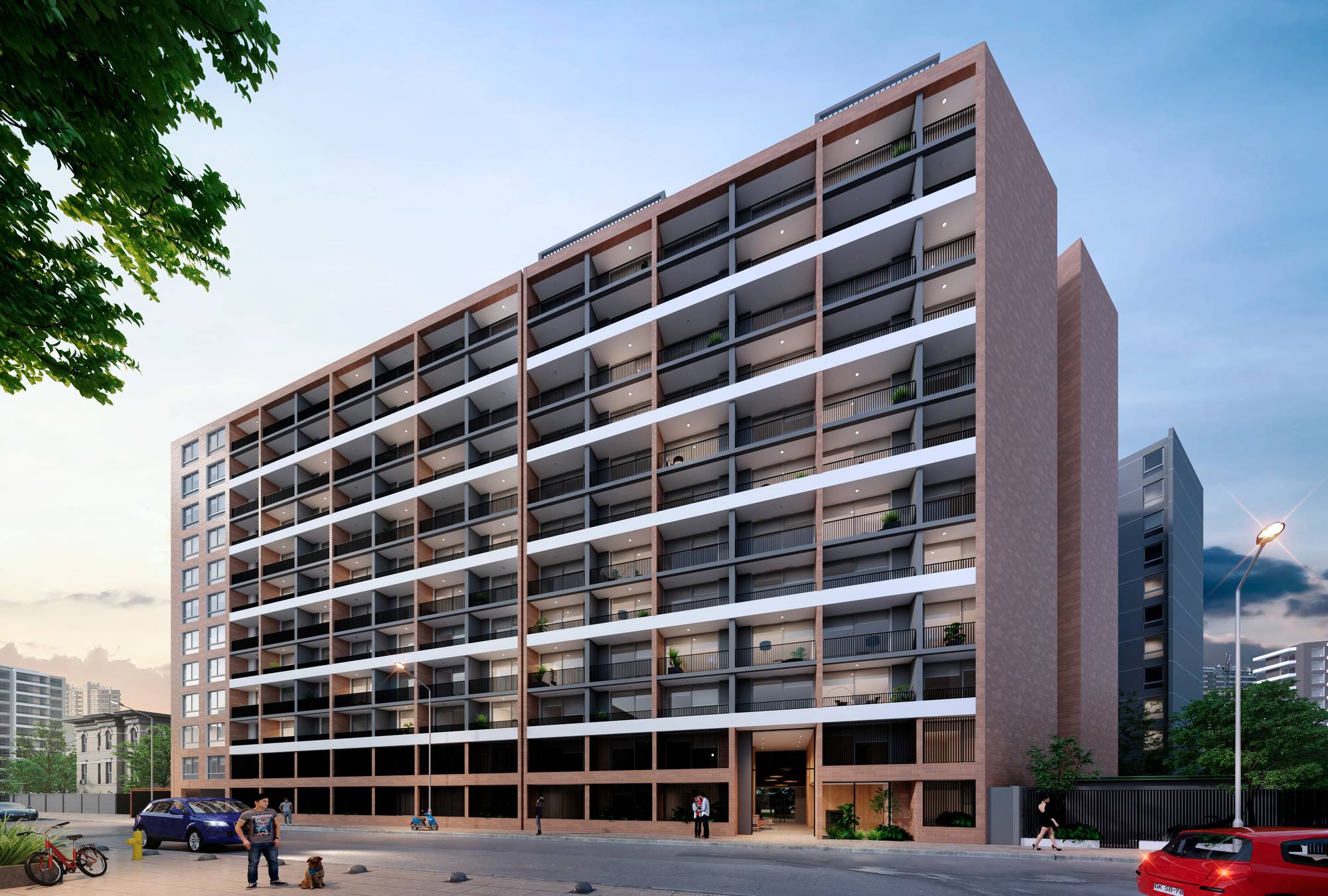Render público del proyecto Eco Espacios